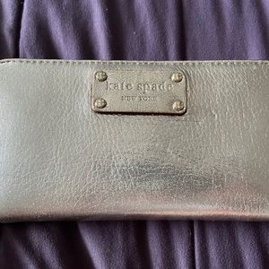 Gold Kate Spade wallet